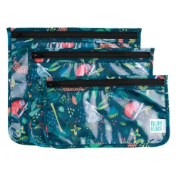 Lunchboxes, Snackboxes & Snack Bags*Bumkins Clear Travel Bag 3pk - SECONDS Jungle