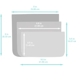 Family Outdoor Essentials|Kids Bags & Backpacks*Bumkins Clear Travel Bag 3pk