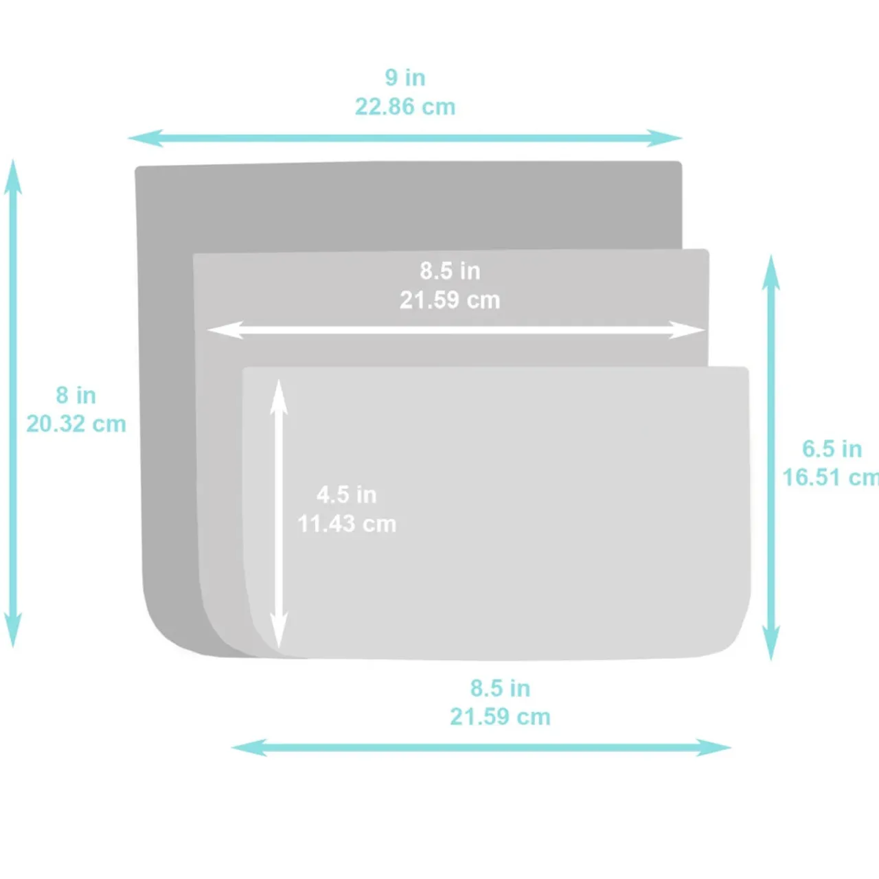 Family Outdoor Essentials|Kids Bags & Backpacks*Bumkins Clear Travel Bag 3pk