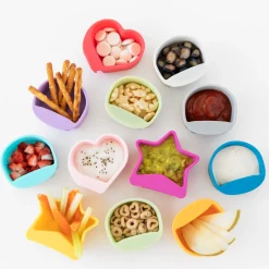 Lunchbox Accessories|Bowls, Plates & Cutlery*Bumkins Little Dippers Round 3pk Taffy Grey