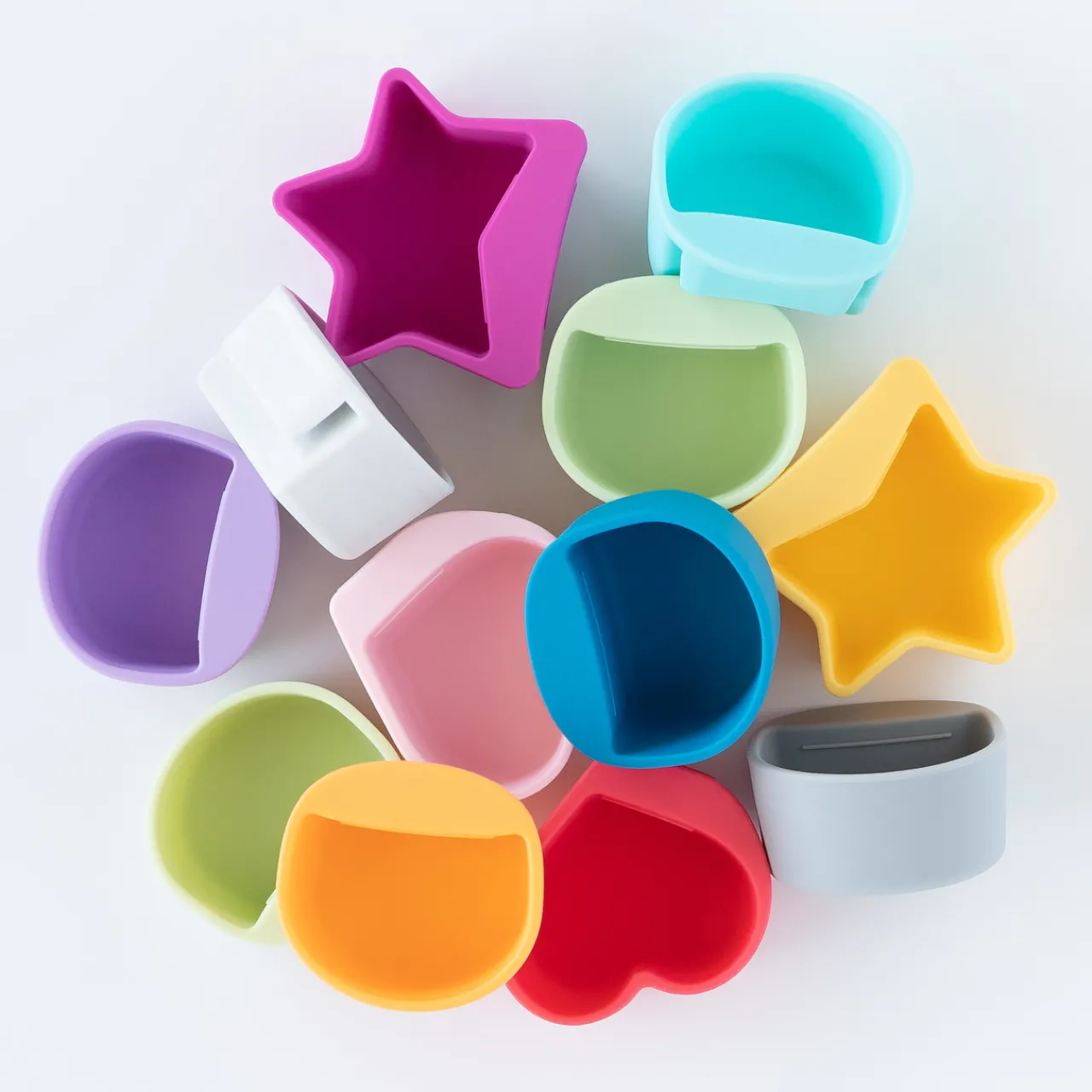 Lunchbox Accessories|Bowls, Plates & Cutlery*Bumkins Little Dippers Round 3pk Taffy Grey