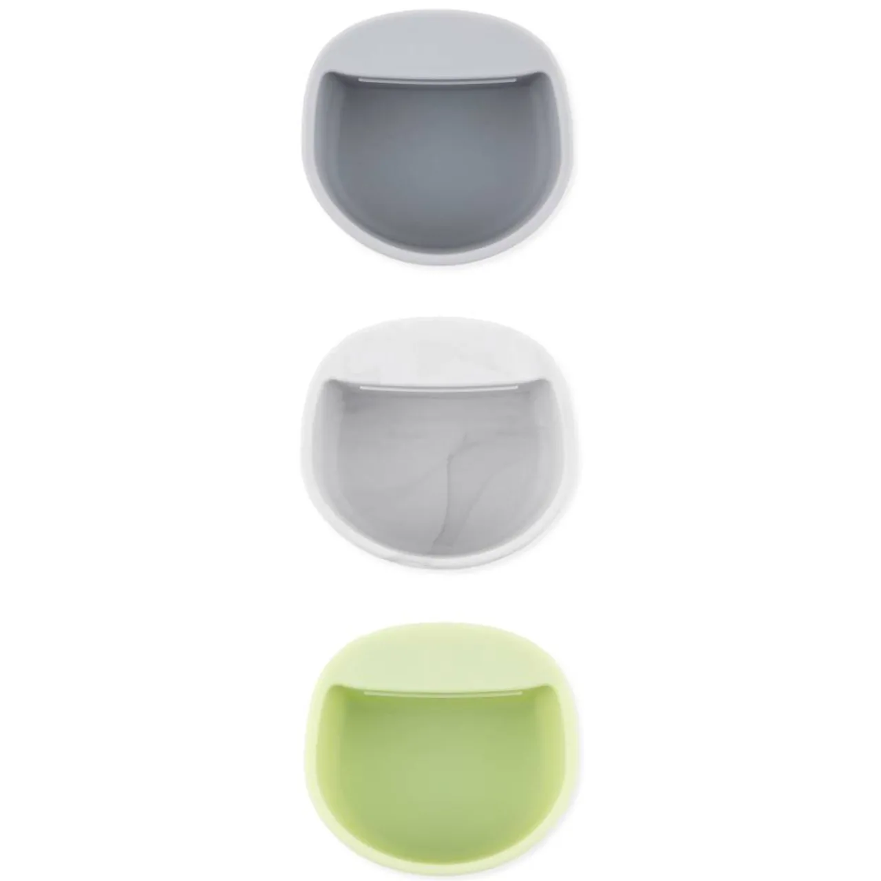 Lunchbox Accessories|Bowls, Plates & Cutlery*Bumkins Little Dippers Round 3pk Taffy Grey