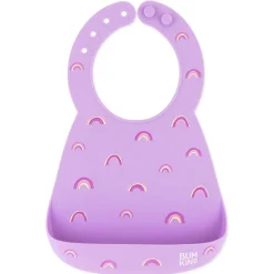 Bibs & Burp Cloths|Starting Solids*Bumkins Silicone Bib Rainbows