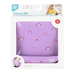 Bibs & Burp Cloths|Starting Solids*Bumkins Silicone Bib Rainbows