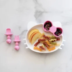 Bowls, Plates & Cutlery|Starting Solids*Bumkins Silicone Chewtensils - Hello Kitty