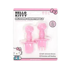 Bowls, Plates & Cutlery|Starting Solids*Bumkins Silicone Chewtensils - Hello Kitty