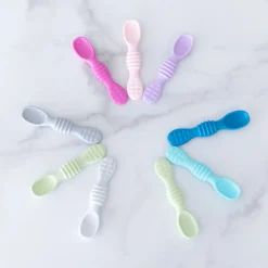 Bowls, Plates & Cutlery*Bumkins Silicone Dipping Spoons 3pk