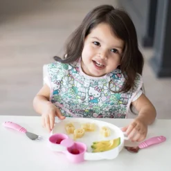 Bowls, Plates & Cutlery*Bumkins Silicone Grip Dish - Sanrio Hello Kitty