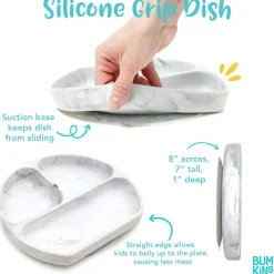Bowls, Plates & Cutlery*Bumkins Silicone Grip Dish