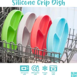 Bowls, Plates & Cutlery*Bumkins Silicone Grip Dish