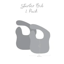 Bibs & Burp Cloths|Starting Solids*Bumkins Starter Bib 2pk