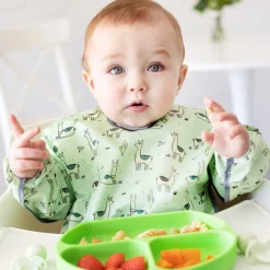 Bibs & Burp Cloths|Starting Solids*Bumkins Waterproof Sleeved Bib