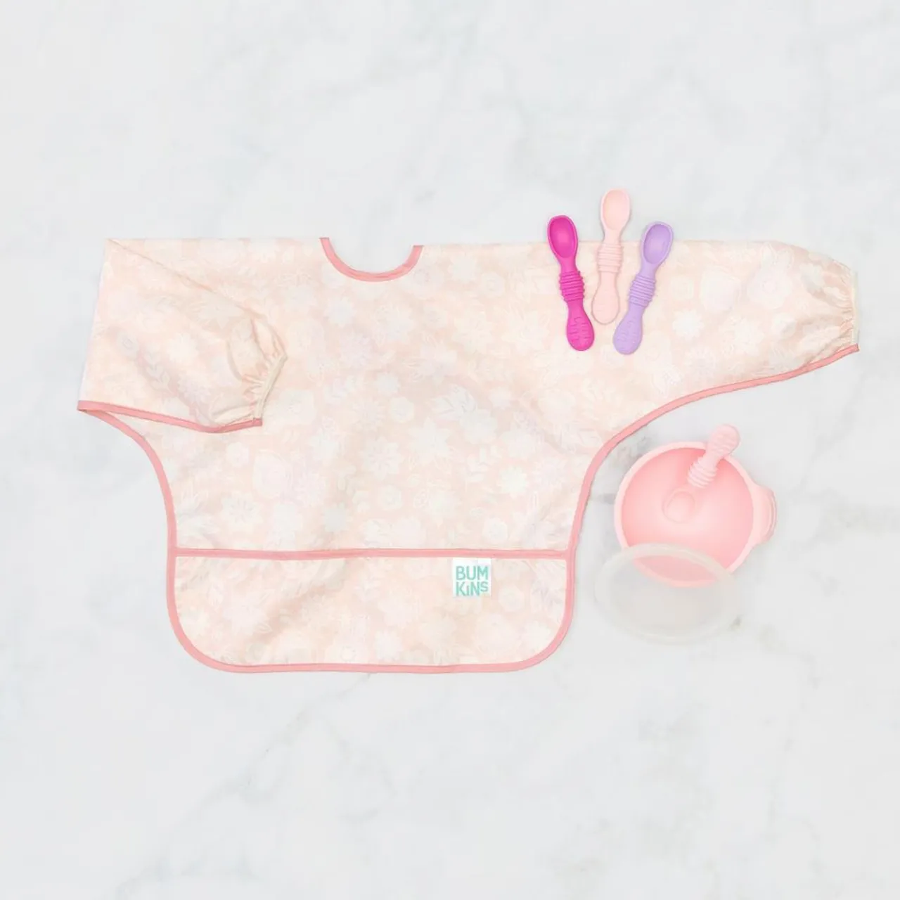 Bibs & Burp Cloths|Starting Solids*Bumkins Waterproof Sleeved Bib
