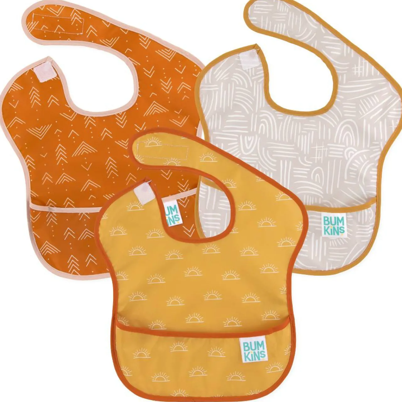 Bibs & Burp Cloths|Starting Solids*Bumkins Waterproof SuperBib 3 pack