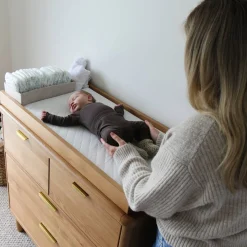 Change Tables, Mats & Baskets*Cariboo George Change Tray Natual Oak