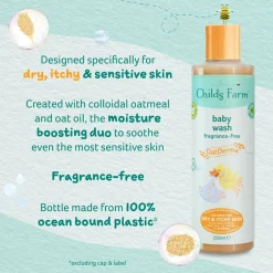 Skincare & Sunscreen|Skincare & Grooming*Childs Farm OatDerma Baby Wash Fragrance-Free