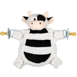 Comforters & Soft Toys*Sleepytot Cow Sleepy Tot Comforter - Medium Black & White