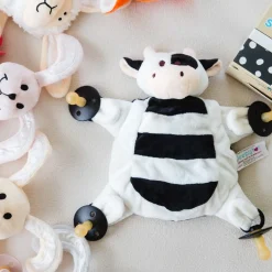 Comforters & Soft Toys*Sleepytot Cow Sleepy Tot Comforter - Medium Black & White