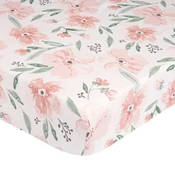 Bassinet & Co-Sleeper Bedding*Crane Baby Bassinet Fitted Sheet - Parker Collection Parker Floral
