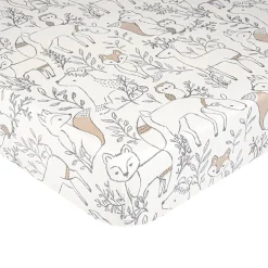 Bassinet & Co-Sleeper Bedding*Crane Baby Co-Sleeper Fitted Sheet - Ezra Collection Ezra Woodland