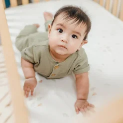 Cot Sheets*Crane Baby Cot Fitted Sheet - Willow Collection