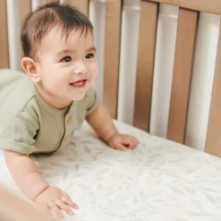 Cot Sheets*Crane Baby Cot Fitted Sheet - Willow Collection