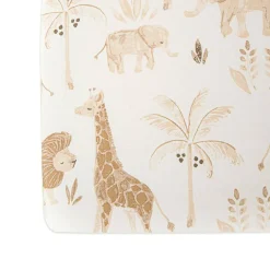Cot Sheets*Crane Baby Cot Fitted Sheet - Kendi Collection - 132 x 71cm Kendi Animal
