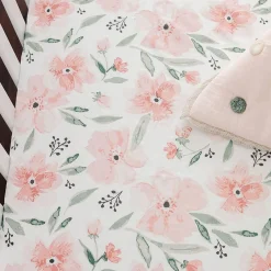 Cot Sheets*Crane Baby Cot Fitted Sheet - Parker Collection - 132 x 71cm Parker Floral