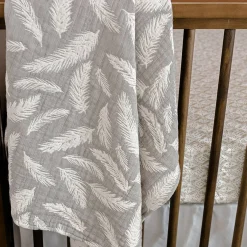 Pram Blankets|Baby Blankets & Quilts*Crane Baby Jacquard Blanket - Ezra - Grey Feather - Clearance