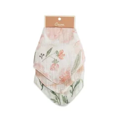 Bibs & Burp Cloths|Starting Solids*Crane Baby Muslin Bandana Bib 3pk
