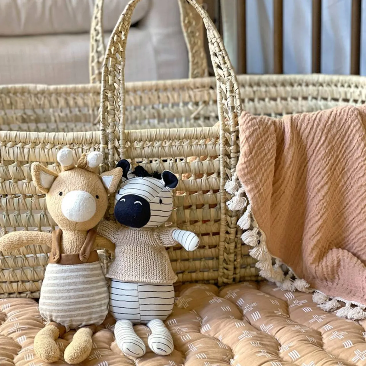 Comforters & Soft Toys*Crane Baby Plush Toy - Kendi - Zulu Zebra - Clearance