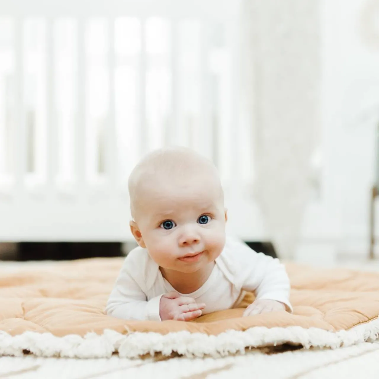 Rugs & Play Mats*Crane Baby Reversible Quilted Playmat - Willow