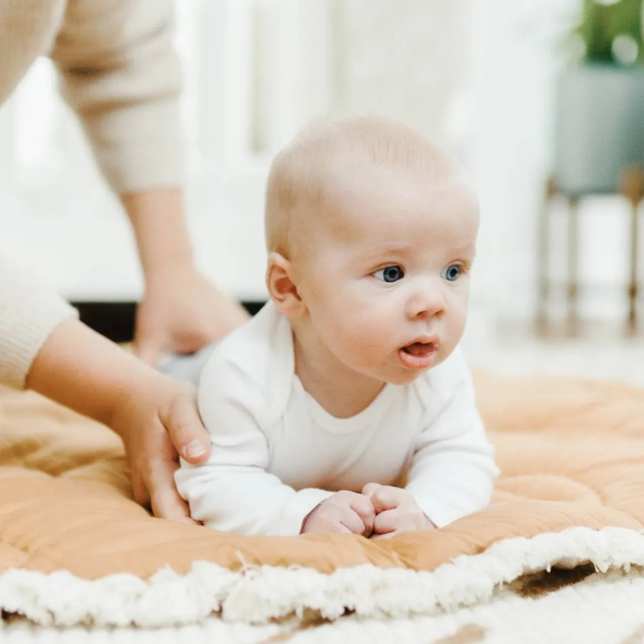 Rugs & Play Mats*Crane Baby Reversible Quilted Playmat - Willow