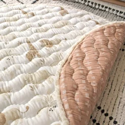 Rugs & Play Mats*Crane Baby Reversible Quilted Playmat - Kendi