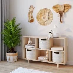 Wall & Hanging Decor*Crane Baby Wooden Elephant Wall Decor - 1pc