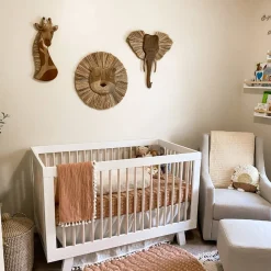 Wall & Hanging Decor*Crane Baby Wooden Elephant Wall Decor - 1pc