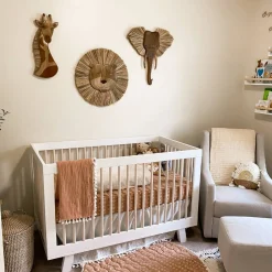 Wall & Hanging Decor*Crane Baby Wooden Lion Wall Decor - 1pc