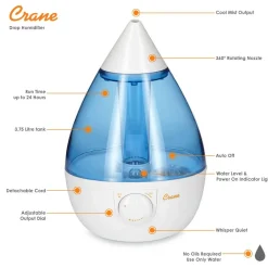 Self-Care|Humidifiers & Accessories*Crane Drop Cool Mist Humidifier - 3.75L