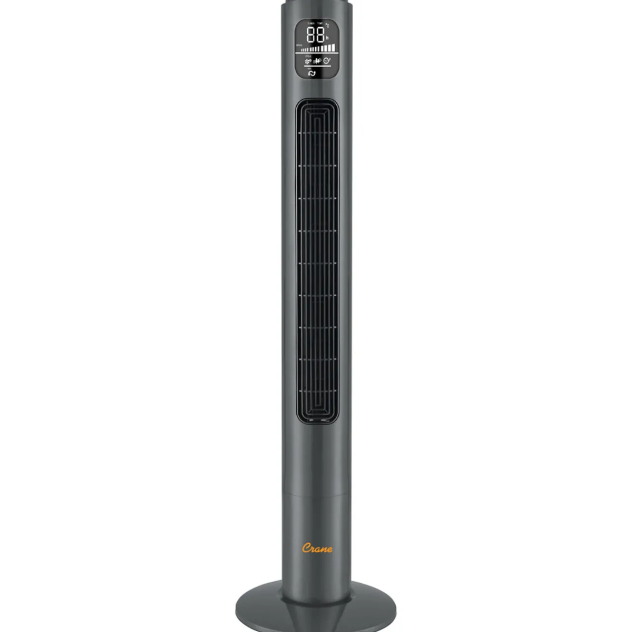 Humidifiers & Accessories|Humidifiers & Accessories*Crane Tower Fan and Air Circulator (116 cm) - Charcoal