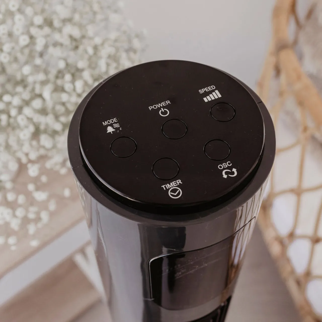 Humidifiers & Accessories|Humidifiers & Accessories*Crane Tower Fan and Air Circulator (116 cm) - Charcoal