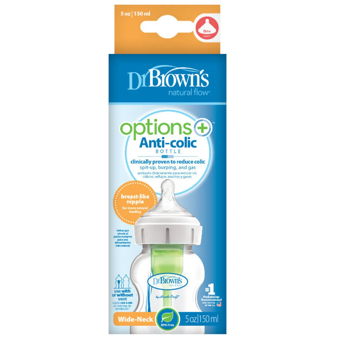 Bottles & Teats*Dr Browns Options+ Baby Bottle - Wide Neck