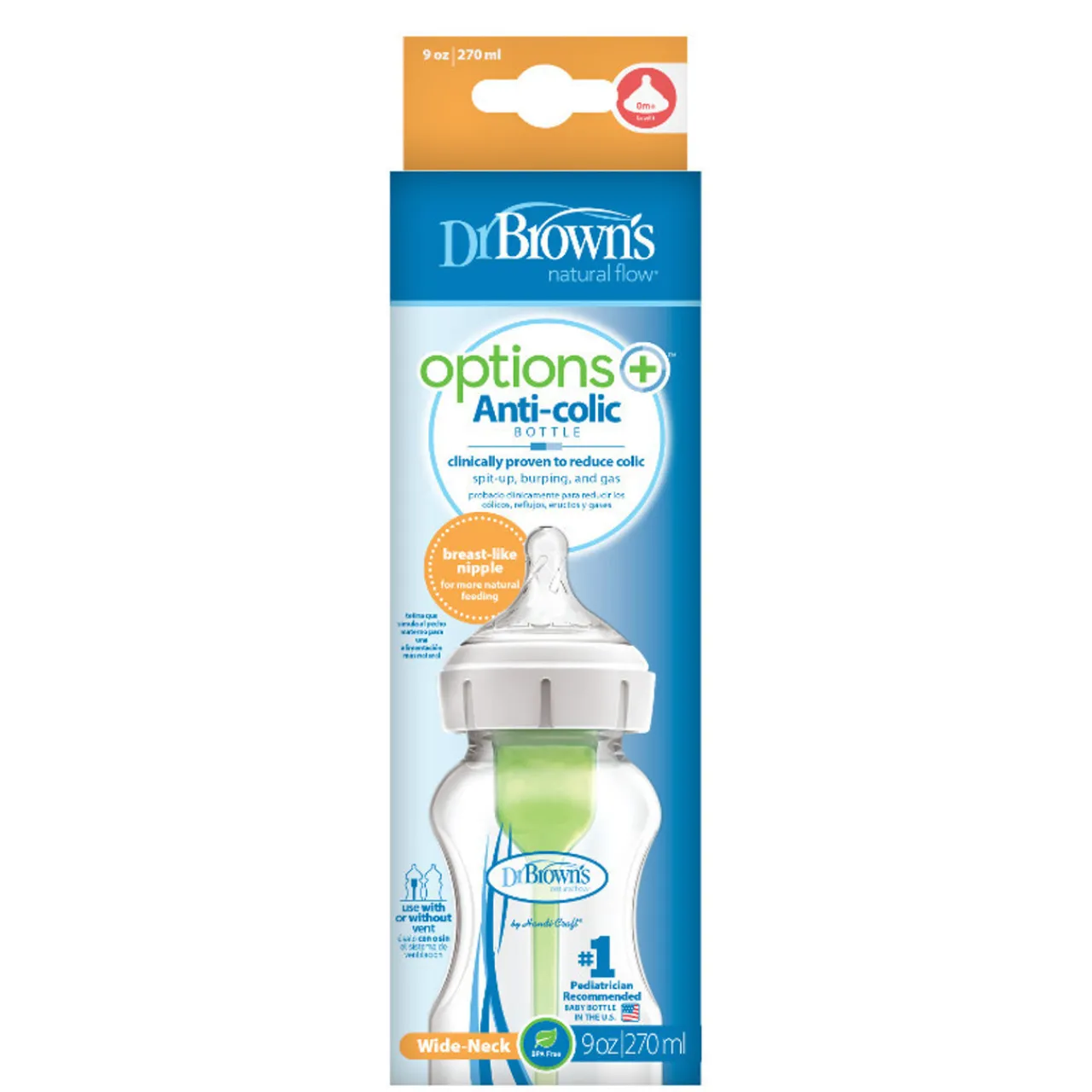 Bottles & Teats*Dr Browns Options+ Baby Bottle - Wide Neck