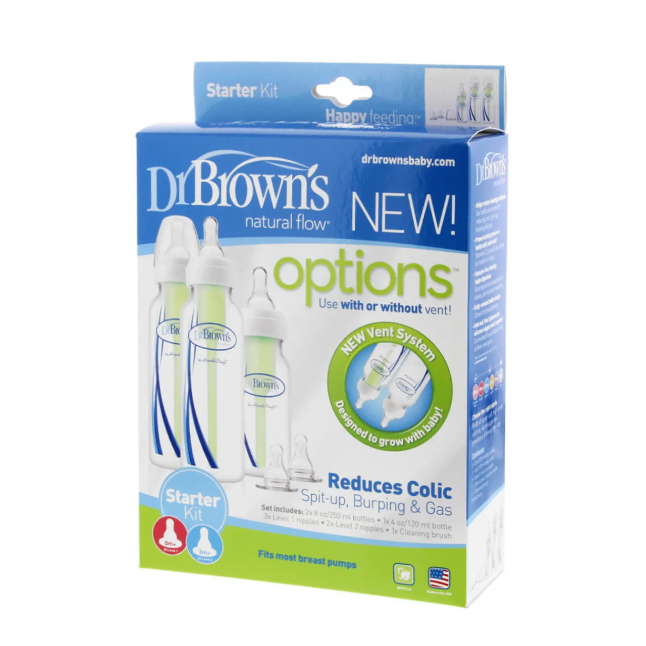 Bottles & Teats*Dr Browns Options Narrow Neck - Starter Kit