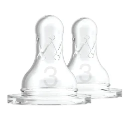 Bottles & Teats*Dr Browns Standard (Narrow) Silicone Teats 2 pack