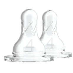 Bottles & Teats*Dr Browns Standard (Narrow) Silicone Teats 2 pack