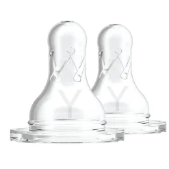 Bottles & Teats*Dr Browns Y-Cut Standard (Narrow) Silicone Teats 2 pack