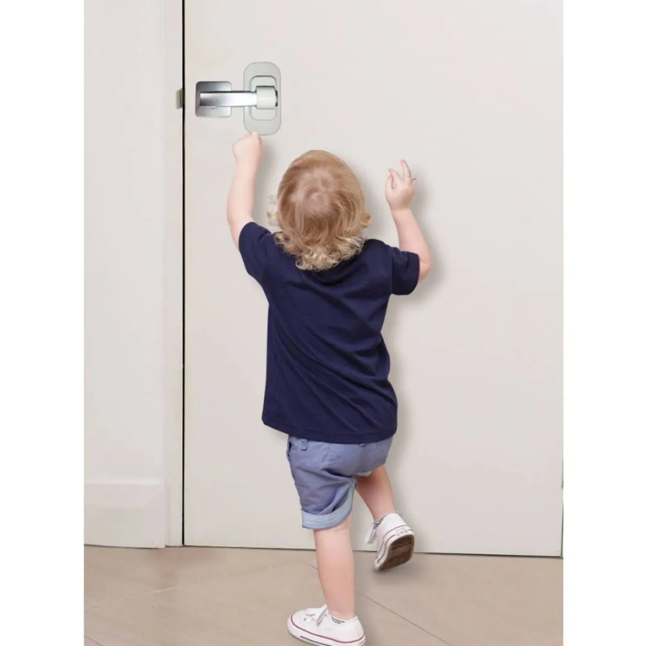 Safe Sleep*Dream Baby Dreambaby Adhesive Lever Door Lock 1pk