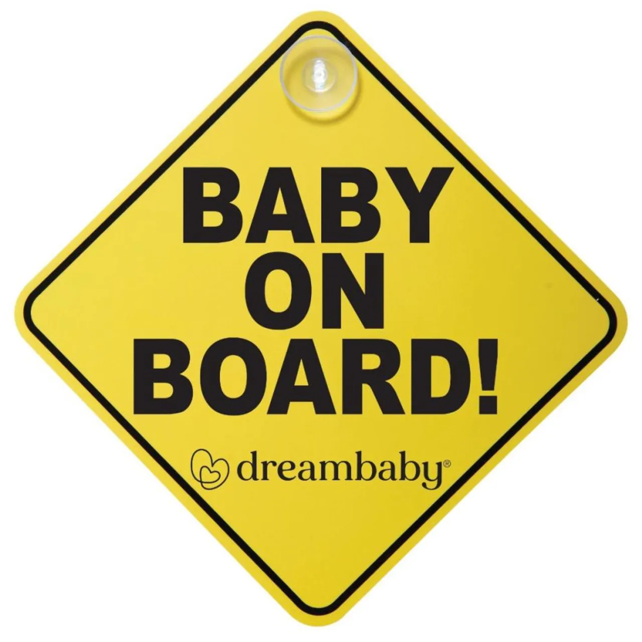 Safe Sleep*Dream Baby Dreambaby Baby On Board Sign - Yellow