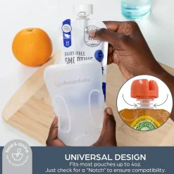 Starting Solids*Dream Baby Dreambaby Pouch Pal Clear