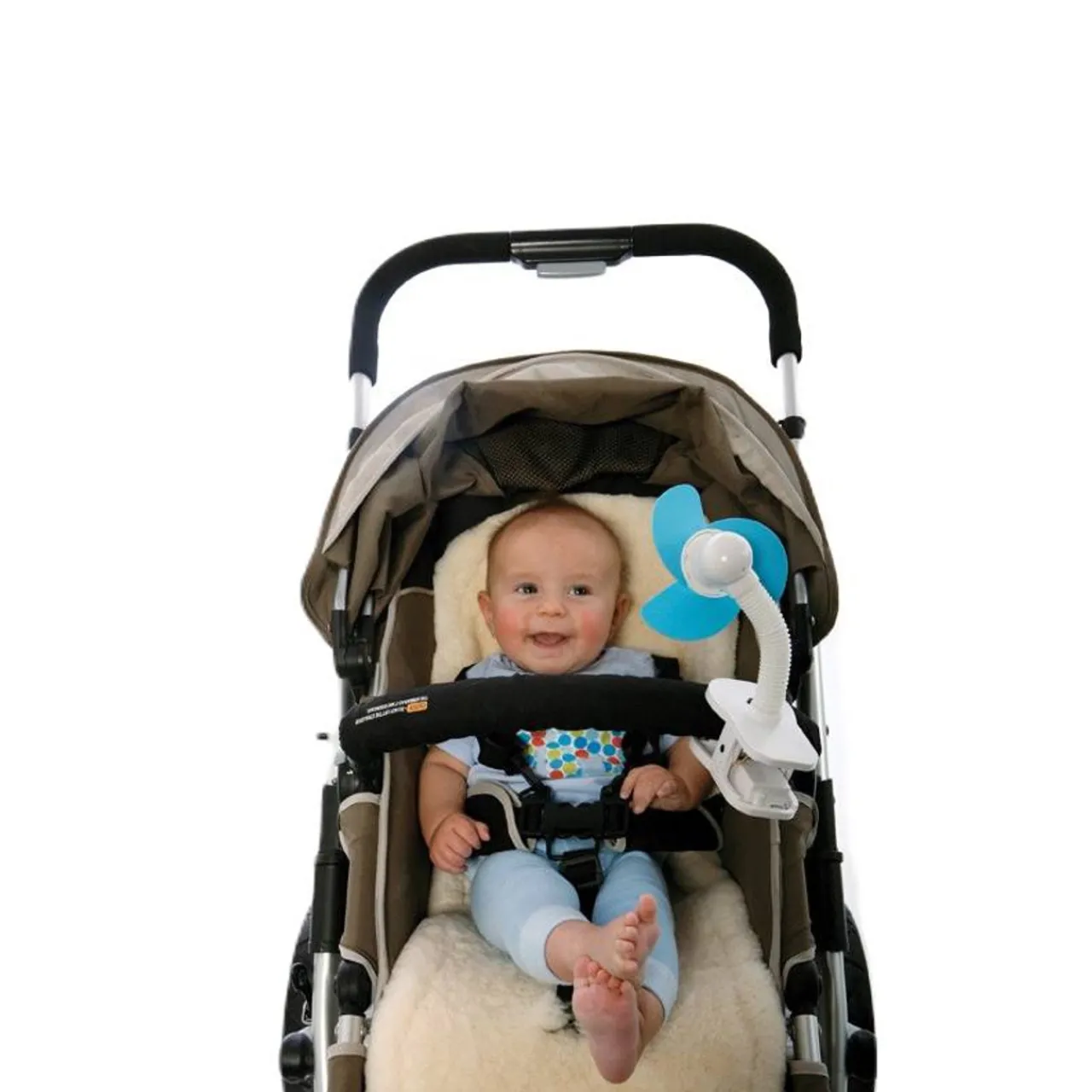 Blackout & Travel Shade*Dream Baby Dreambaby Stroller Fan - Blue